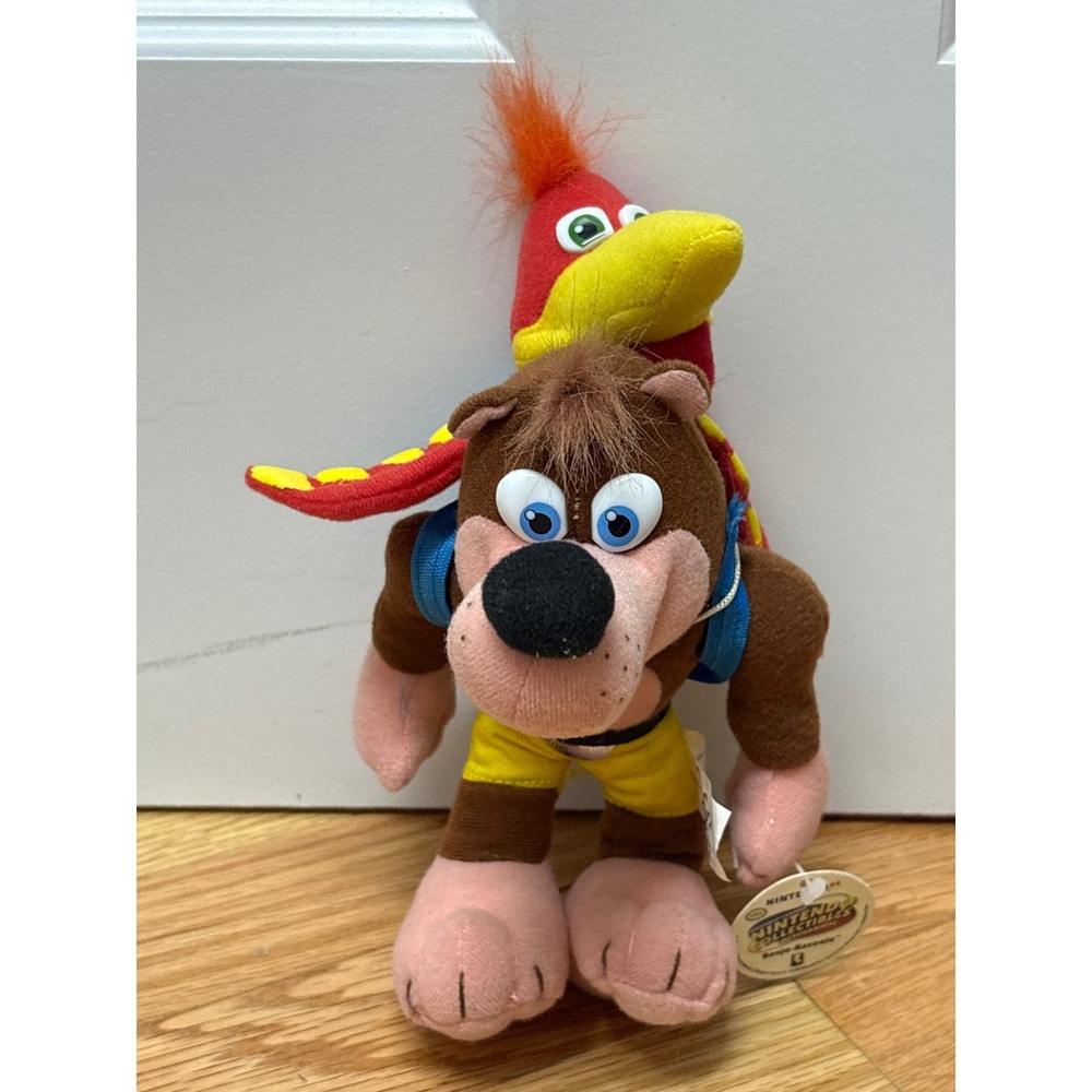 Vintage 1998 Nintendo 64 Banjo-Kazooie Plush Rare Nintendo Collectibles N64 Tag